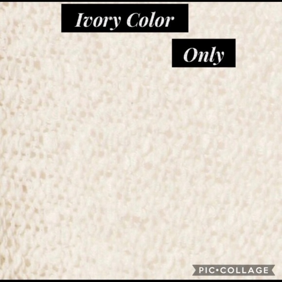 Perfect Ivory Wrap/Open Sweater - Picture 3 of 3